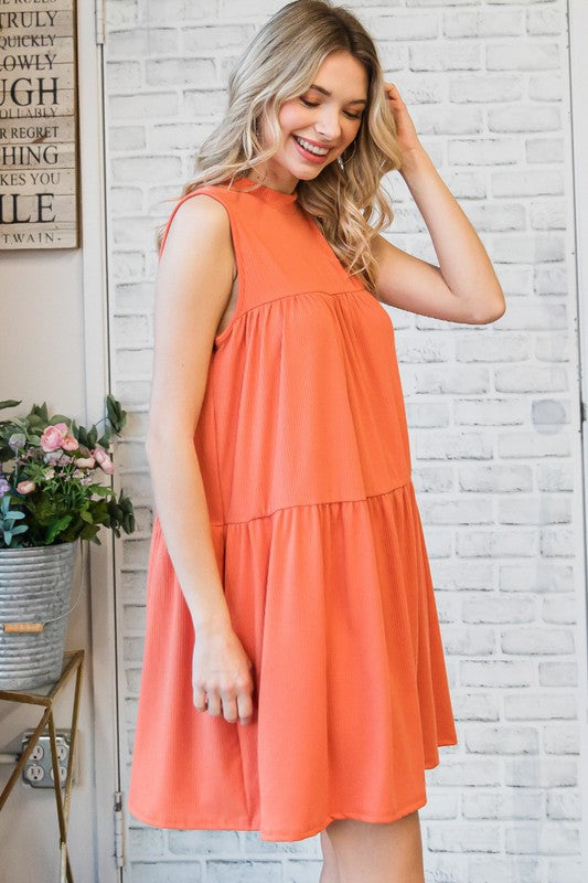 Sleeveless Tiered Dress