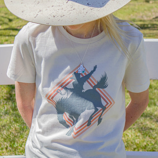 bucking horse t-shirt