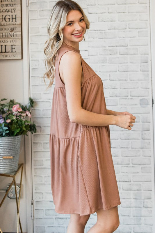 Sleeveless Tiered Dress