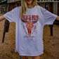 Wild And Free Bull Skull Oversized T-shirt