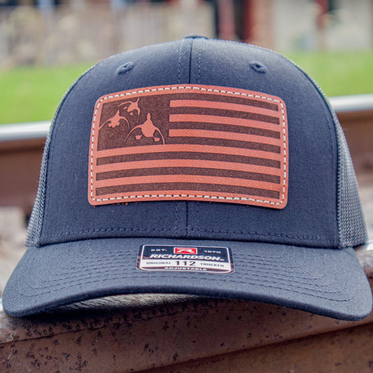 Duck American Flag Trucker Hat