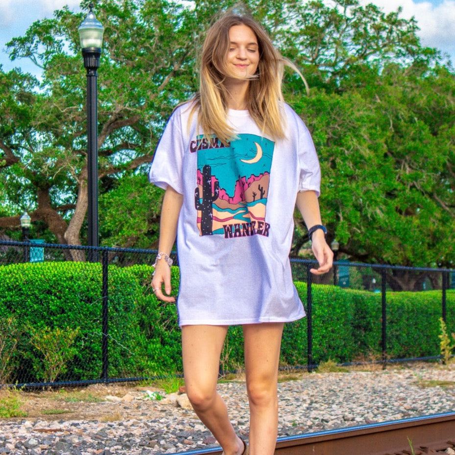 Cosmic Wanderer Oversized Tee