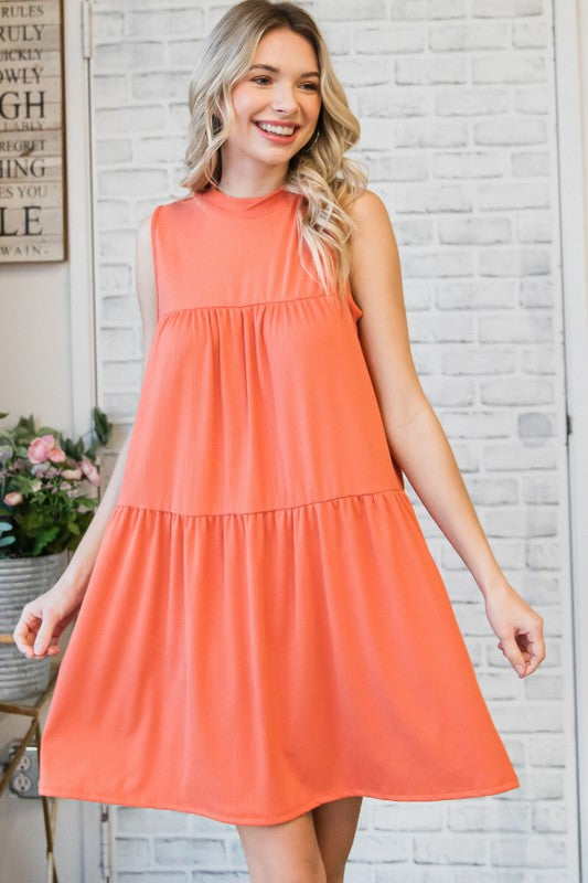 Sleeveless Tiered Dress