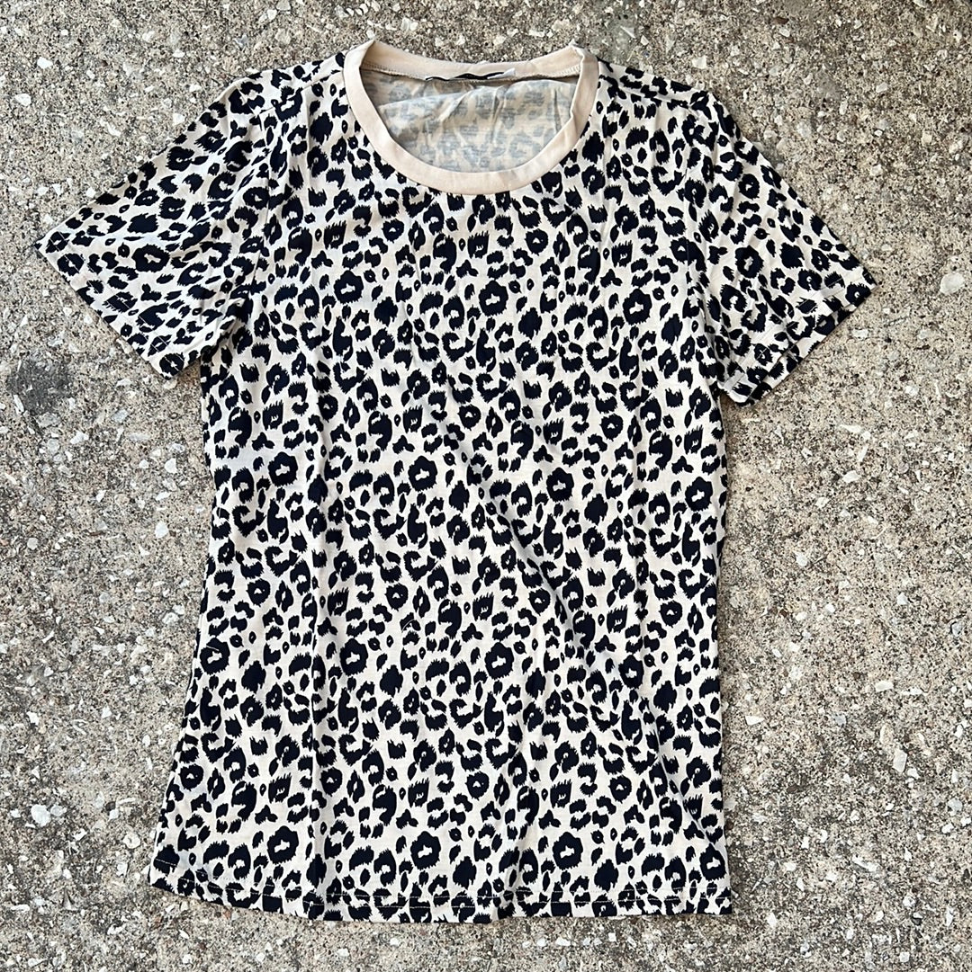 Leopard print tee